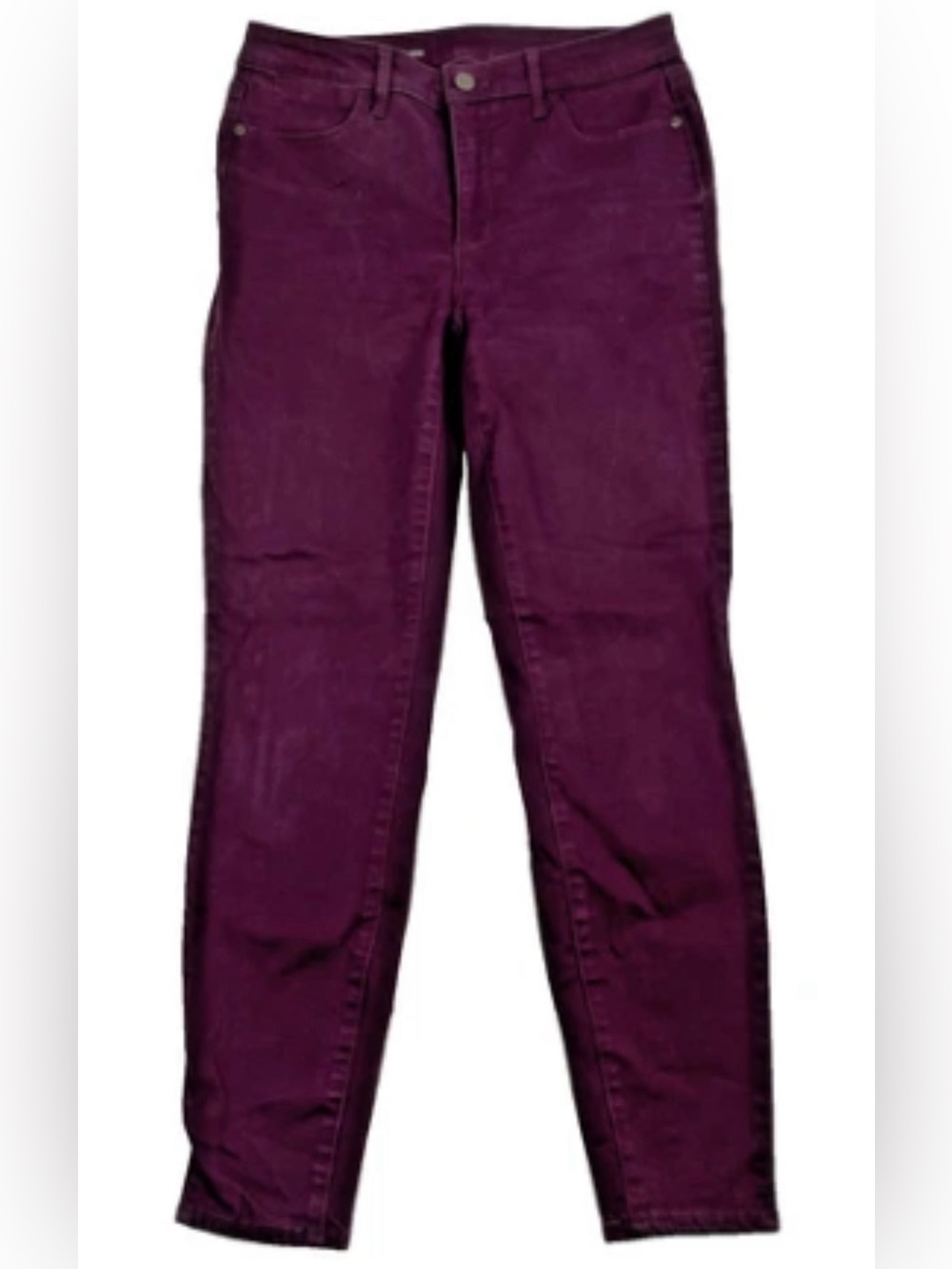 NWT Talbots Jegging Women’s Size 12 Burgundy High Waist Skinny Ankle Stretch $95